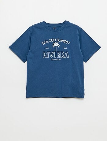 Camiseta de manga corta estampada