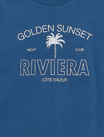 Camiseta de manga corta estampada