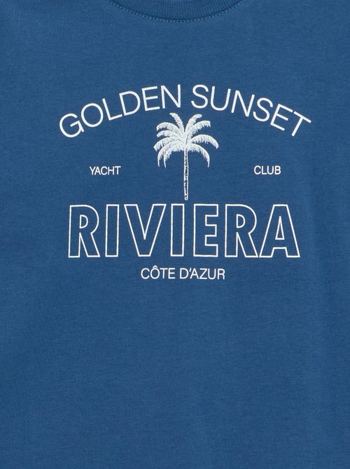 Camiseta de manga corta estampada - Kiabi