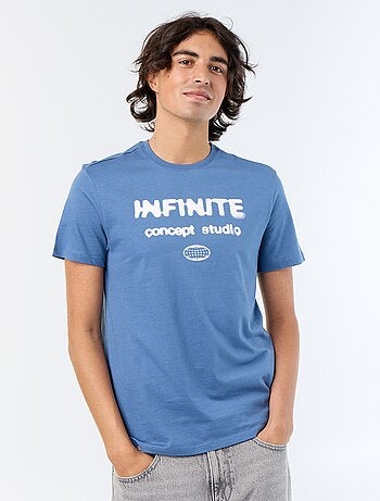 Camiseta de manga corta estampada