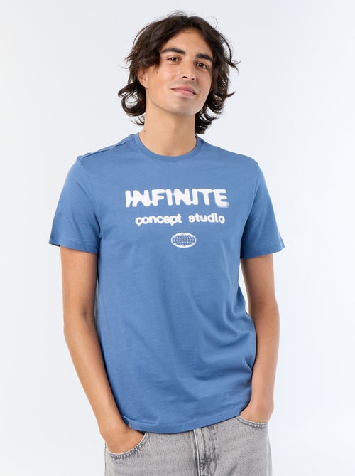 Camiseta de manga corta estampada - Kiabi Camiseta de manga corta estampada - Kiabi