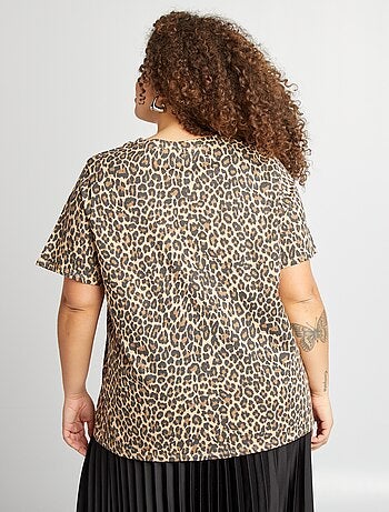 Camiseta de manga corta estampada