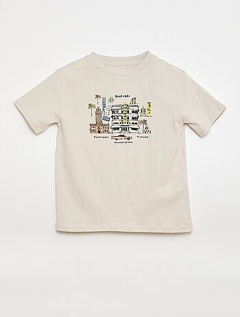 Camiseta de manga corta estampada