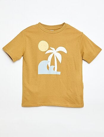 Camiseta de manga corta estampada