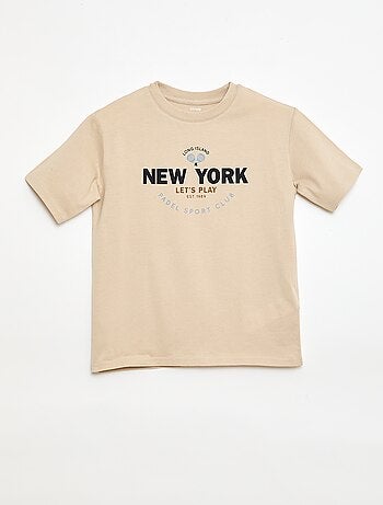 Camiseta de manga corta estampada