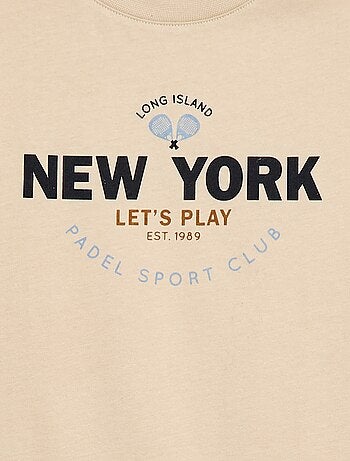 Camiseta de manga corta estampada