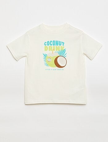 Camiseta de manga corta estampada