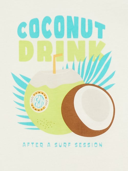 Camiseta de manga corta estampada - Kiabi