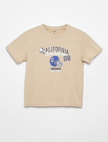 Camiseta de manga corta estampada