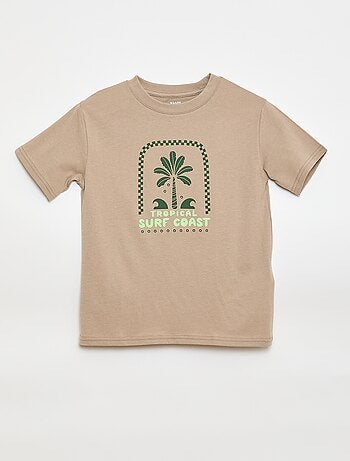 Camiseta de manga corta estampada