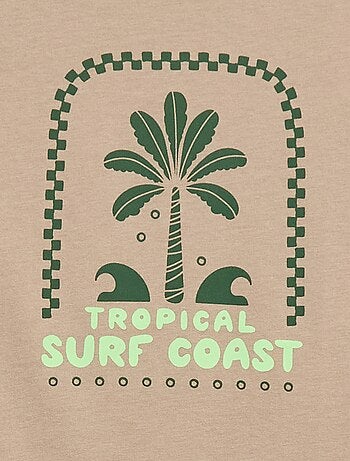 Camiseta de manga corta estampada