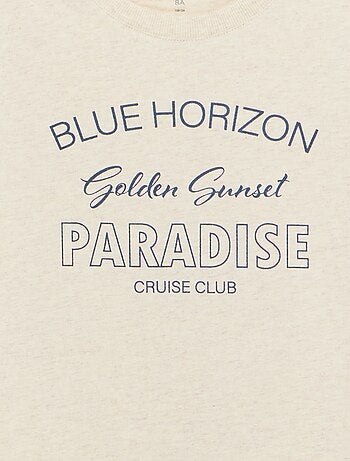 Camiseta de manga corta estampada