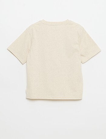 Camiseta de manga corta estampada