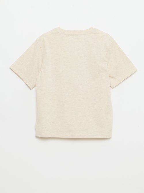 Camiseta de manga corta estampada - Kiabi