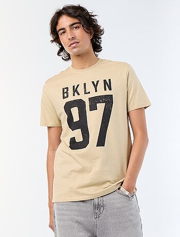 Camiseta de manga corta estampada