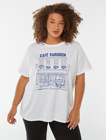 Camiseta de manga corta estampada