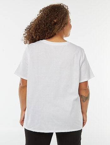 Camiseta de manga corta estampada