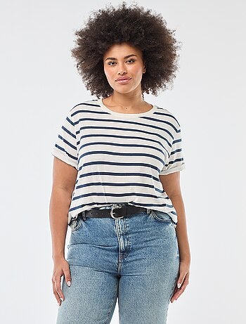 Camiseta de manga corta estampada