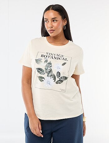 Camiseta de manga corta estampada