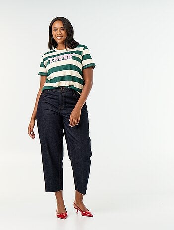 Camiseta de manga corta estampada