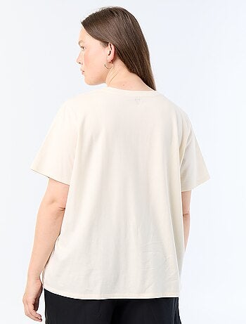 Camiseta de manga corta estampada