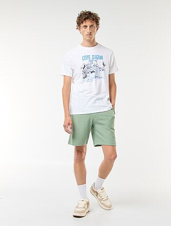 Camiseta de manga corta estampada
