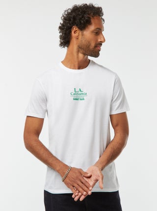 Camiseta de manga corta estampada
