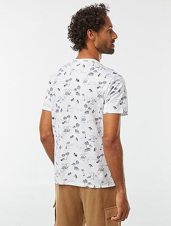 Camiseta de manga corta estampada