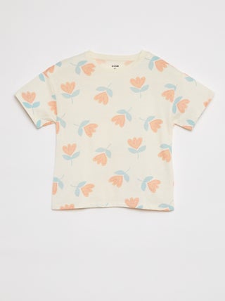 Camiseta de manga corta estampada
