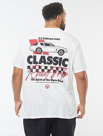 Camiseta de manga corta estampada
