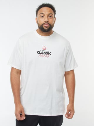 Camiseta de manga corta estampada