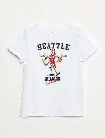 Camiseta de manga corta estampada