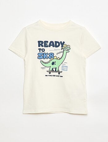 Camiseta de manga corta estampada