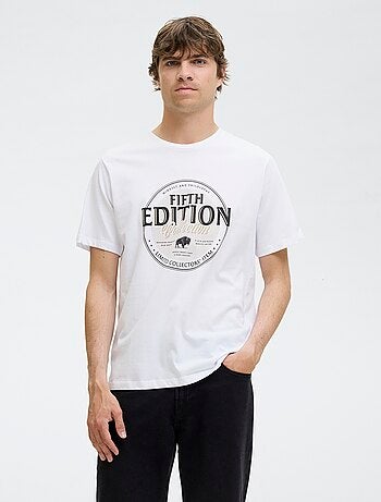 Camiseta de manga corta estampada