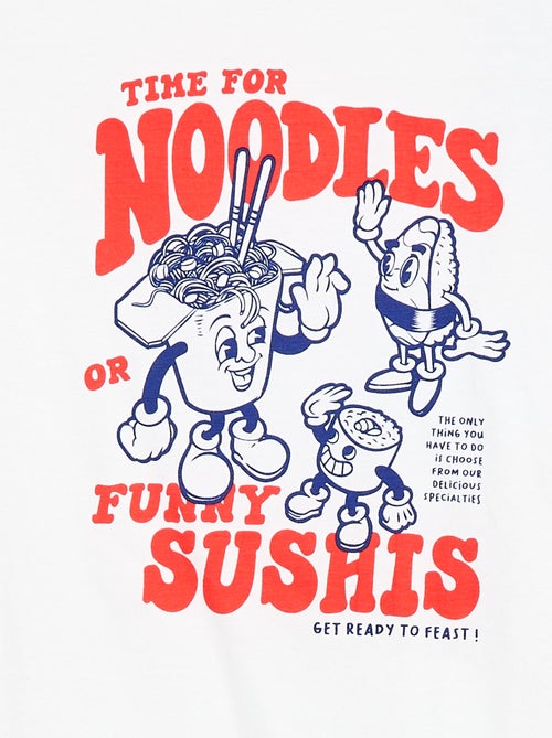 Camiseta de manga corta estampada - Kiabi