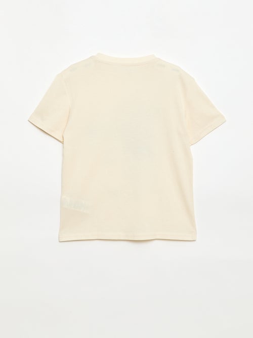 Camiseta de manga corta estampada - Kiabi