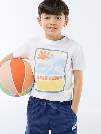 Camiseta de manga corta estampada