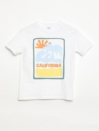 Camiseta de manga corta estampada