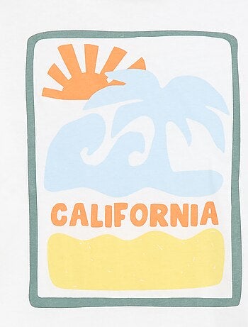 Camiseta de manga corta estampada