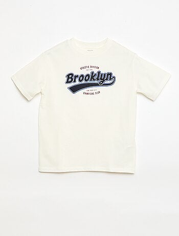 Camiseta de manga corta estampada