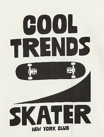 Camiseta de manga corta estampada