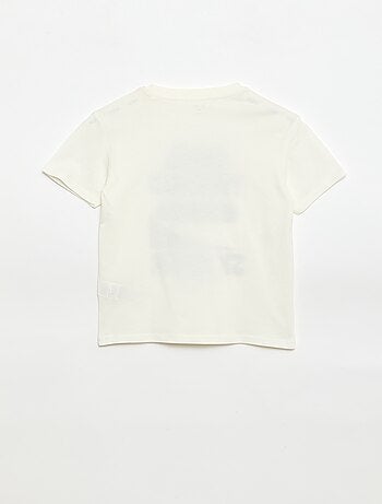 Camiseta de manga corta estampada