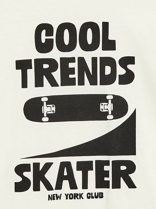 Camiseta de manga corta estampada - Kiabi