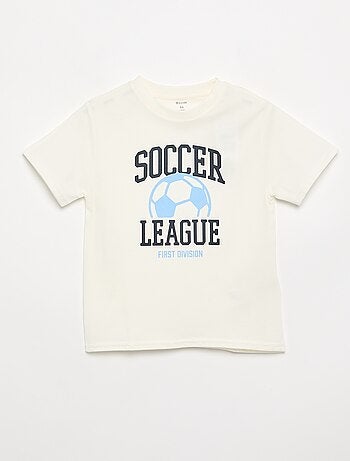 Camiseta de manga corta estampada