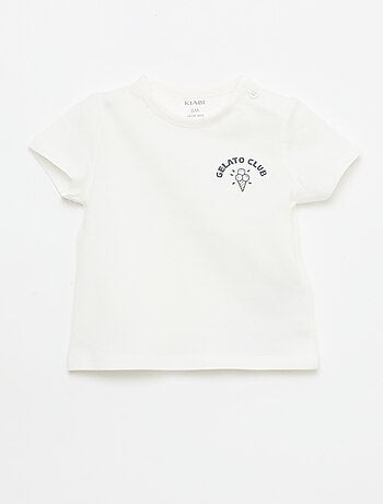 Camiseta de manga corta estampada