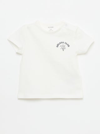 Camiseta de manga corta estampada
