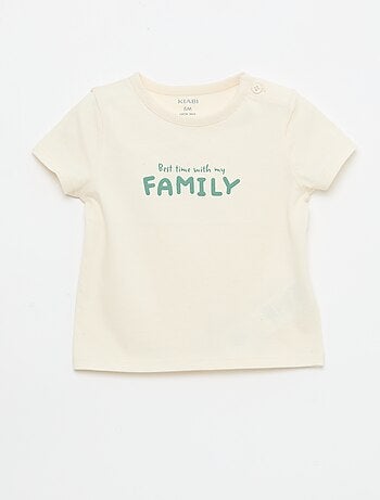 Camiseta de manga corta estampada