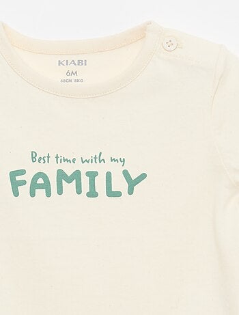 Camiseta de manga corta estampada