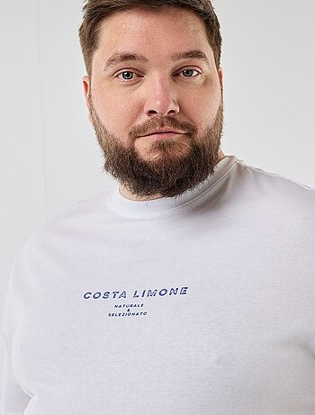 Camiseta de manga corta estampada