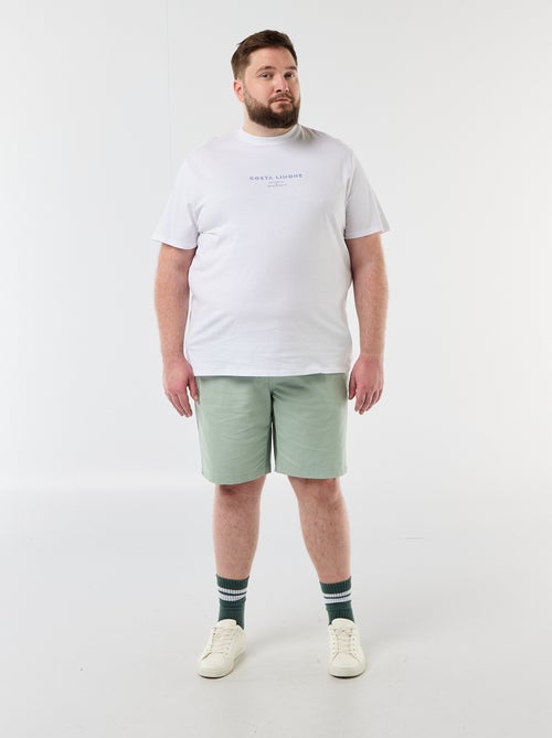 Camiseta de manga corta estampada - Kiabi